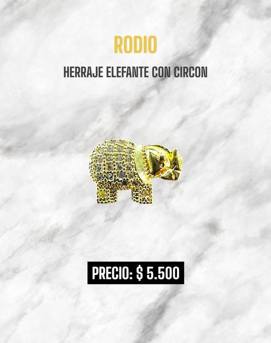 DIJE ELEFANTE CON CIRCON
