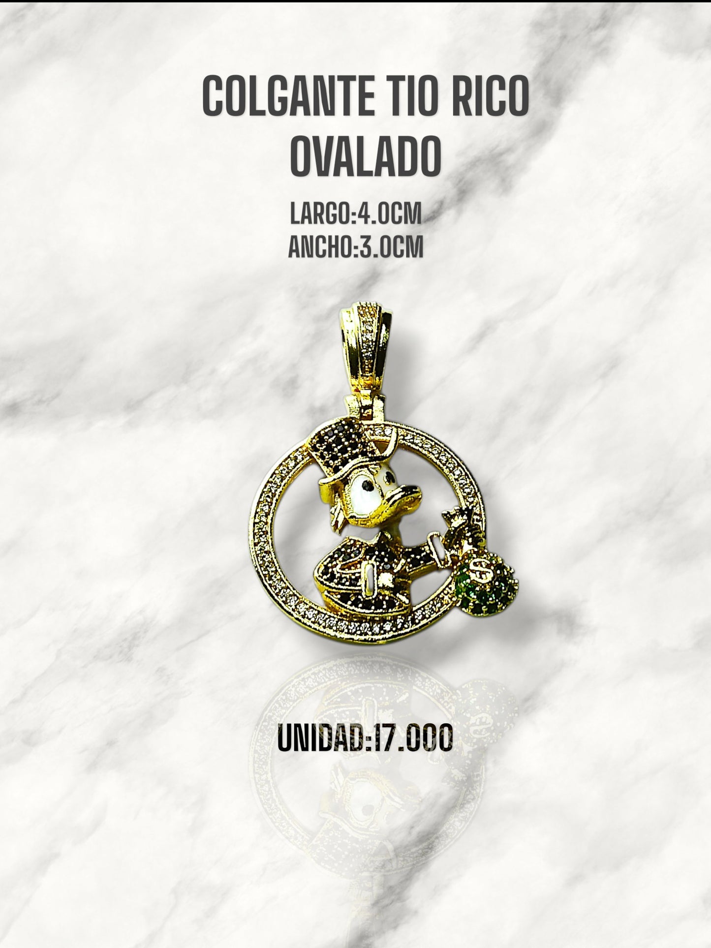 COLGANTE TIO RICO OVALADO