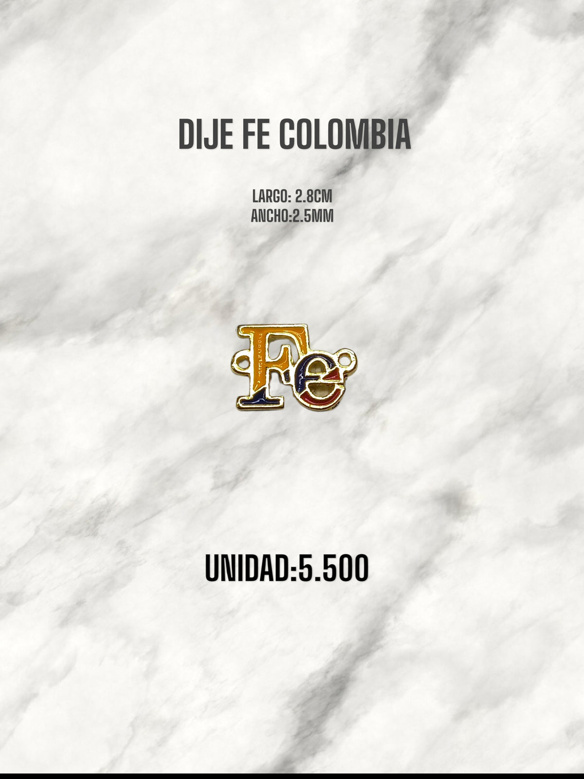DIJE FE COLOMBIA