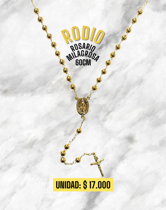 ROSARIO MILAGROSA 60CM RODIO