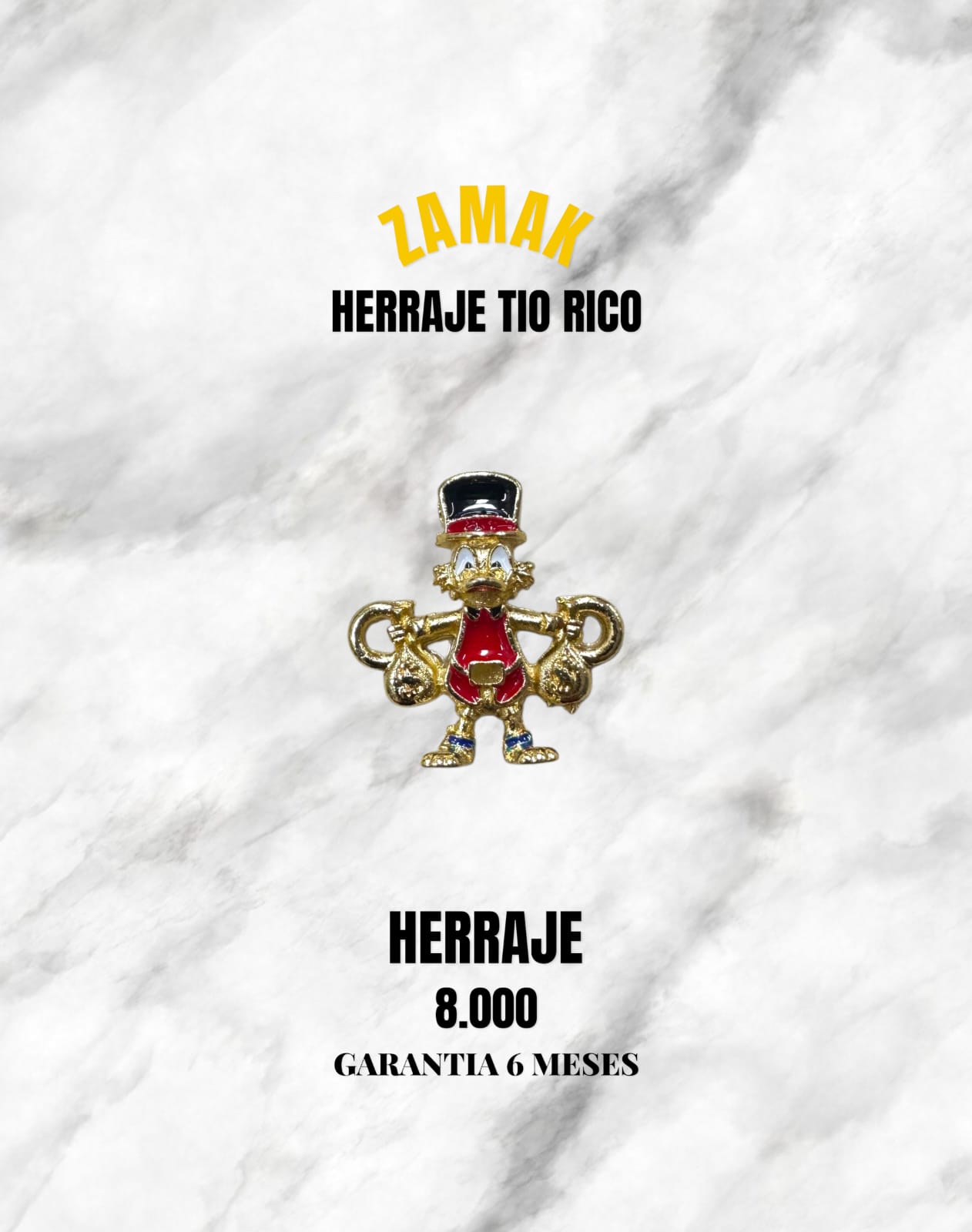 HERRAJE TIO RICO ZAMAK