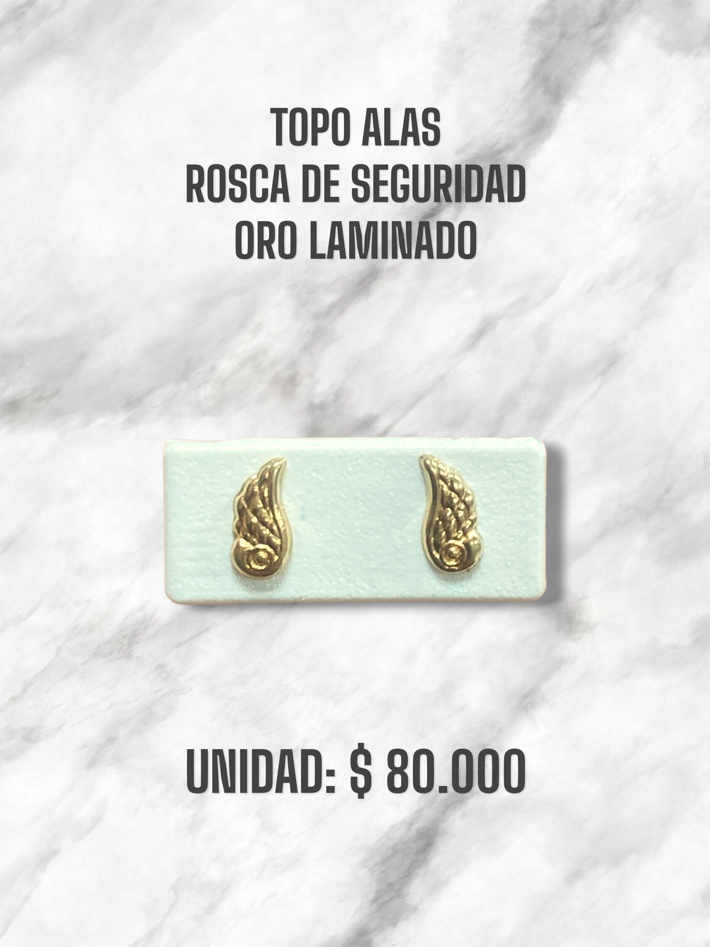 TOPO ALAS ROSCA S. ORO LAMINADO