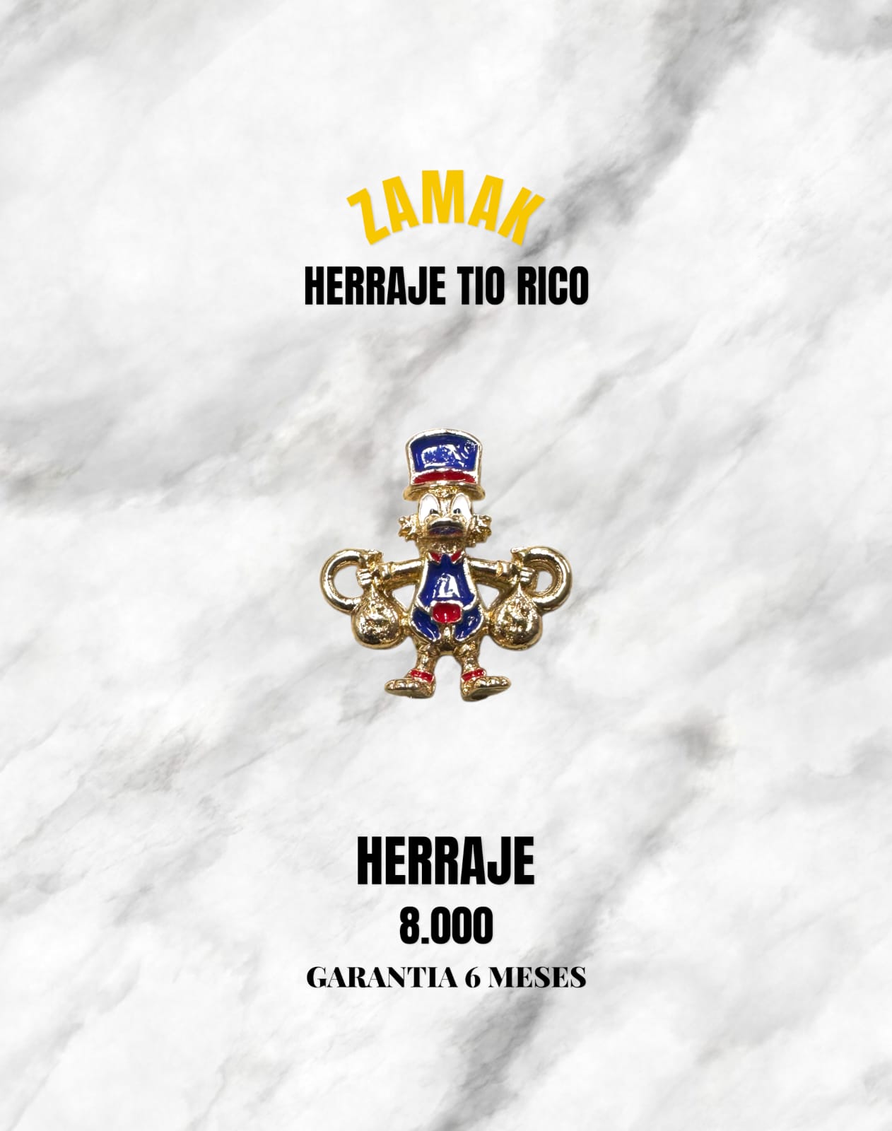 HERRAJE TIO RICO ZAMAK
