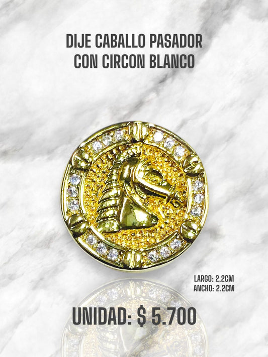 DIJE PASANTE CABALLO CURCON RODIO