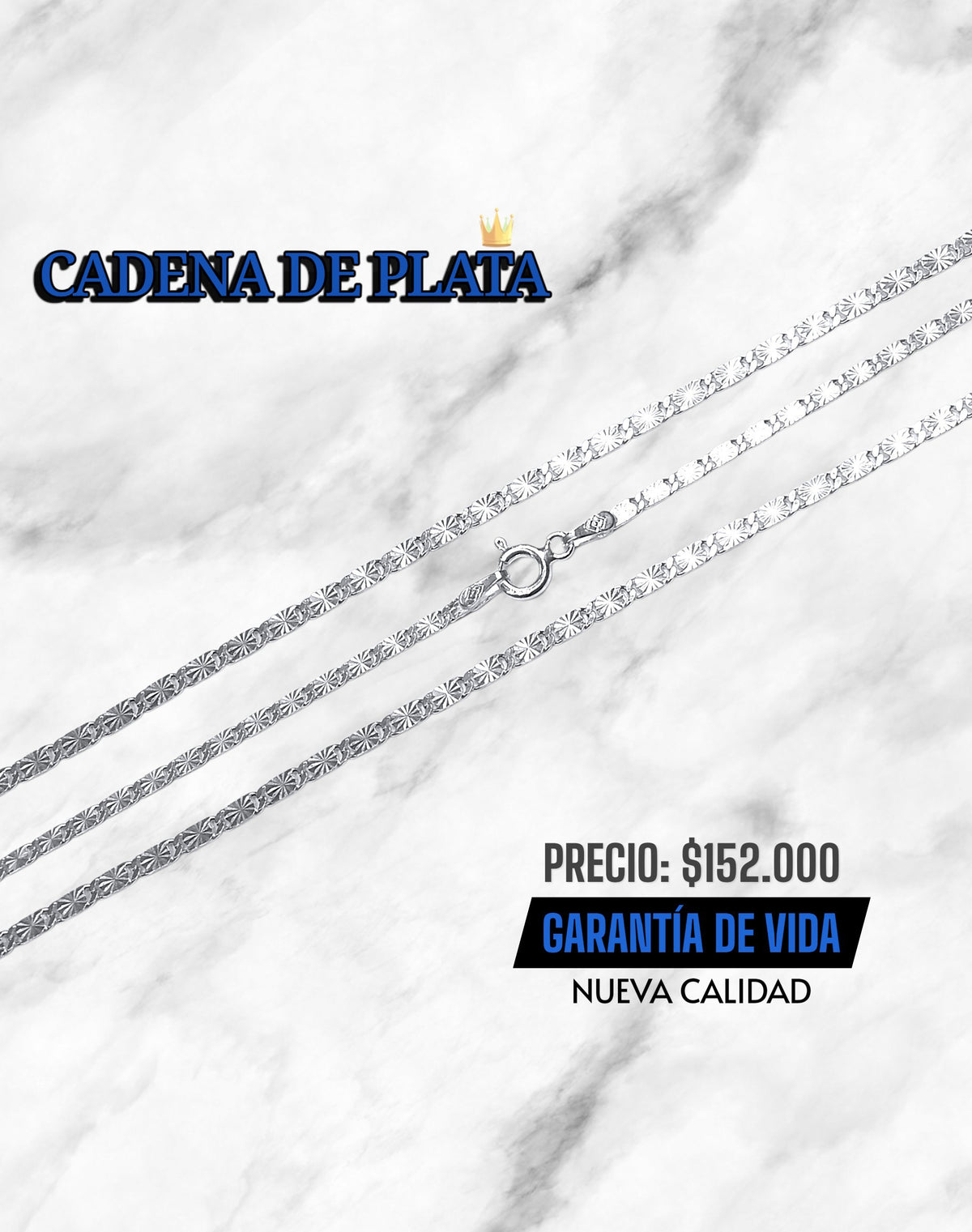 CADENA DE PLATA