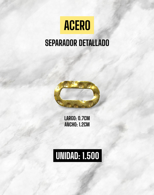SEPARADOR DETALLADO ACERO