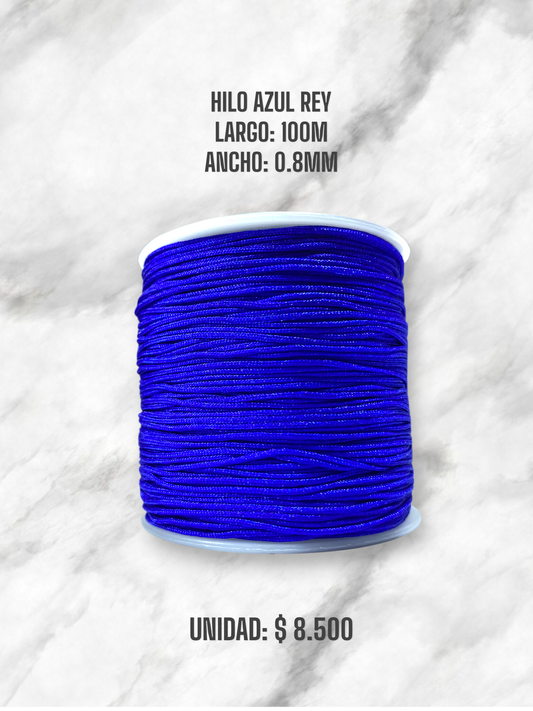 HILO AZUL REY 0.8MM 100M