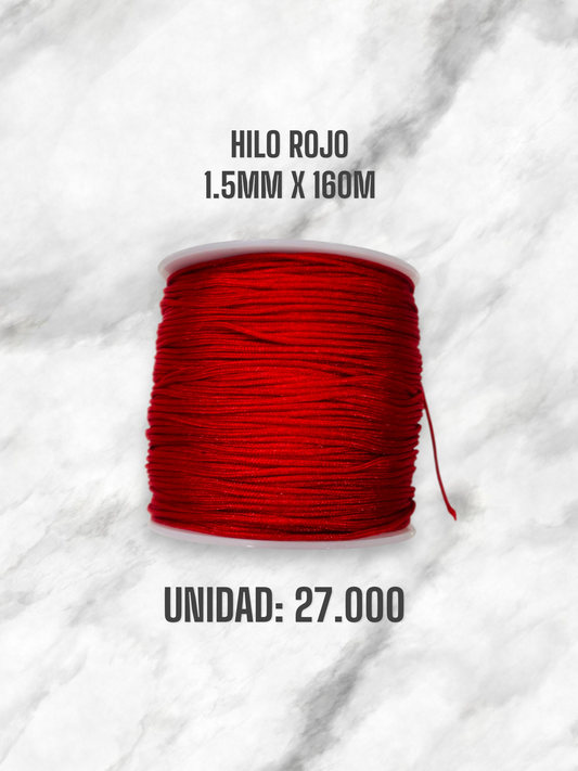HILO CHINO ROJO 1.5MM 160M