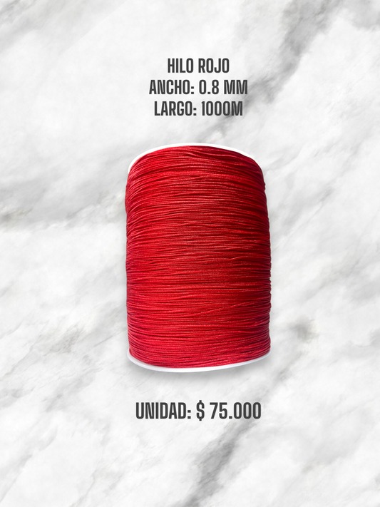 HILO ROJO 0.8MM 1000M