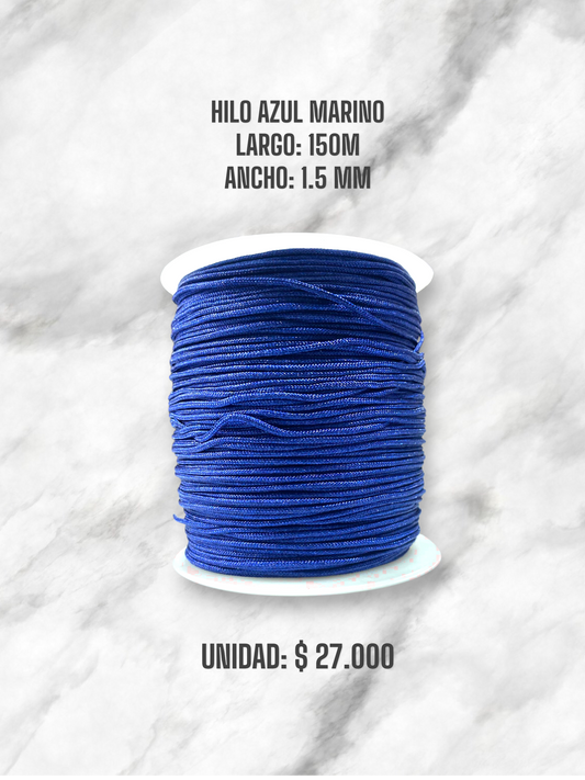 HILO AZUL MARINO 1MM 150M