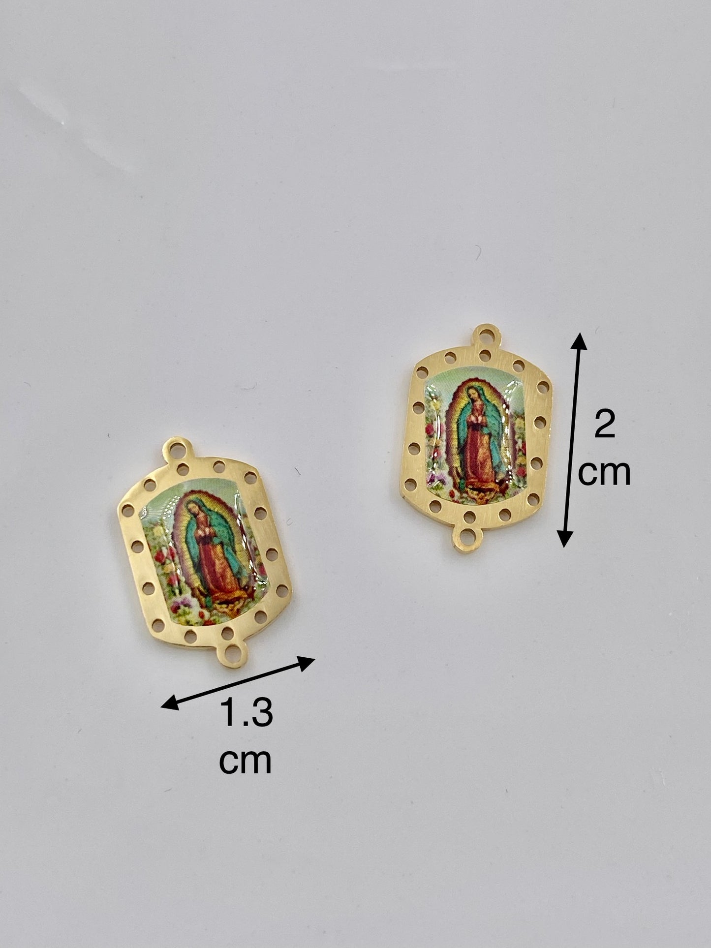 Dije Religiosos Acero Dorado Centro