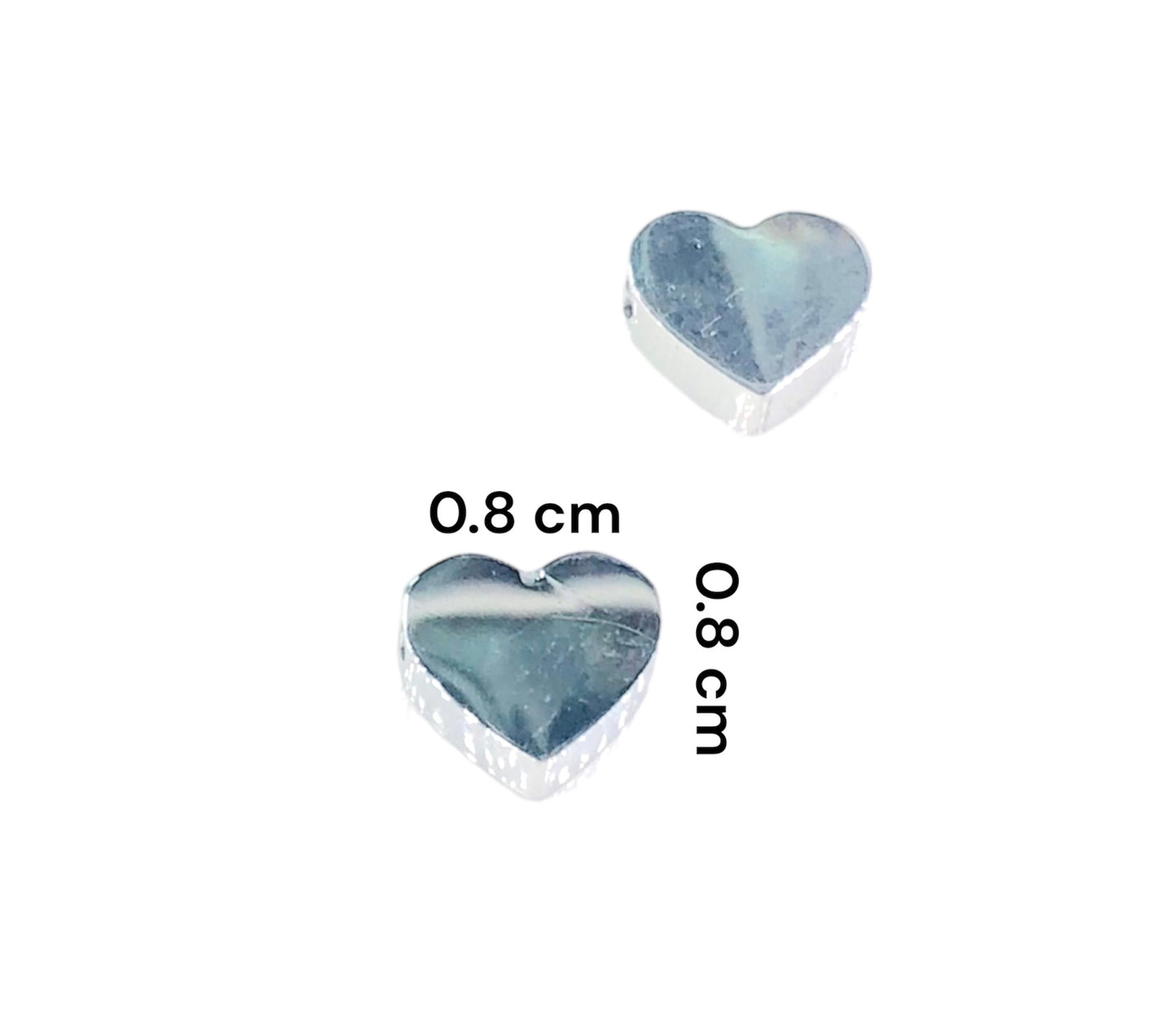 CORAZON MINI ACERO PLATEADO (pasador)