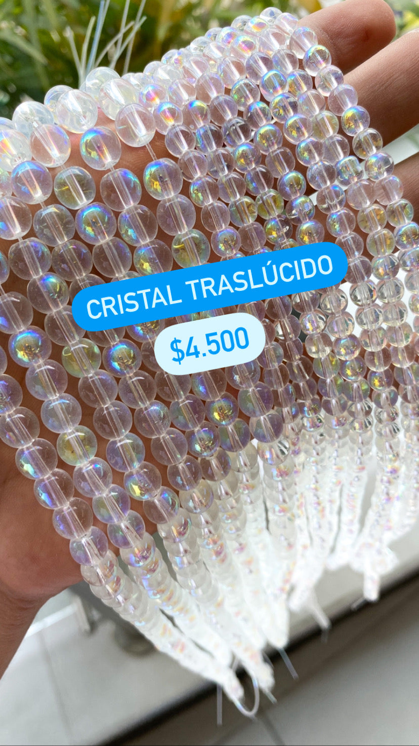 SARTA CRISTAL BRILLANTE TRANSLÚCIDO